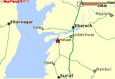 Hansot and Bharuch district